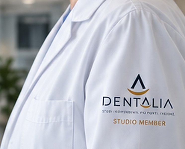 Camice con il ricamo DENTALIA Studio Member